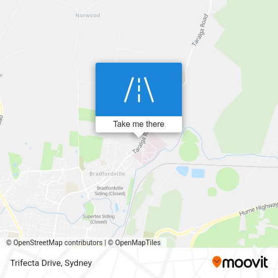 Trifecta Drive map