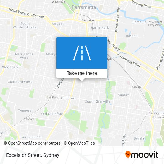 Excelsior Street map