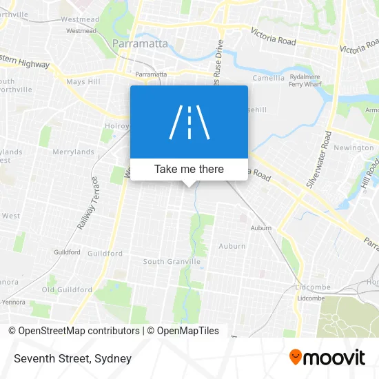 Mapa Seventh Street