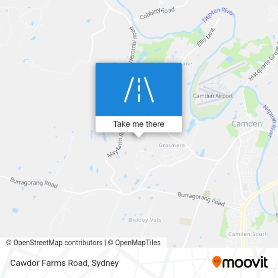 Cawdor Farms Road map