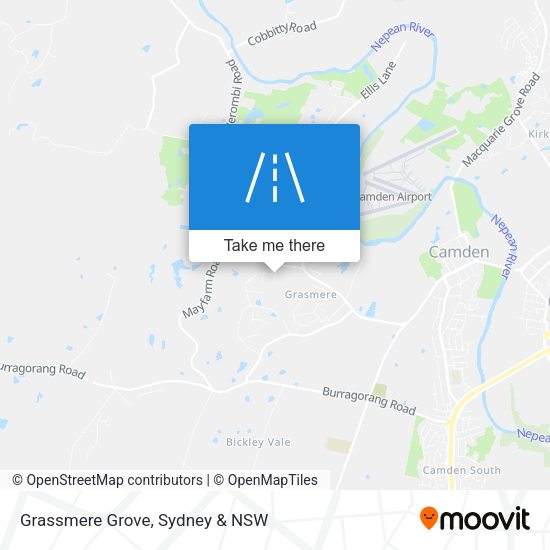 Grassmere Grove map
