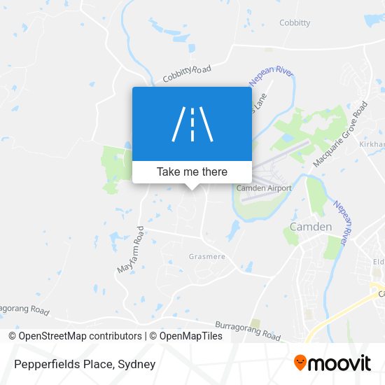 Pepperfields Place map