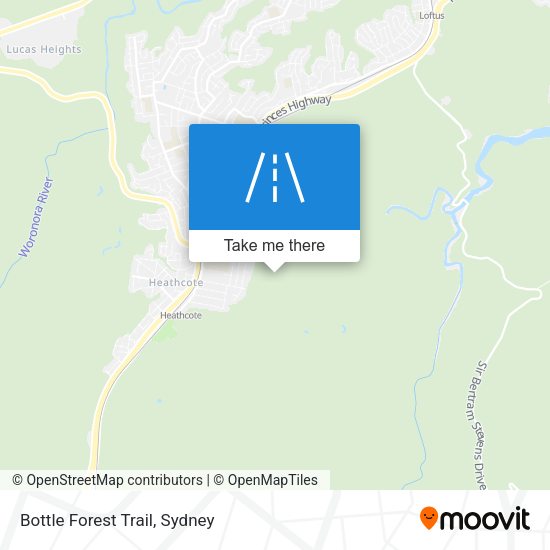 Bottle Forest Trail map