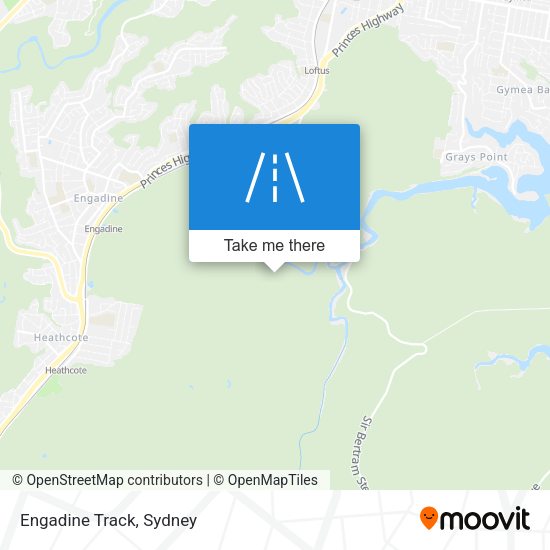 Engadine Track map