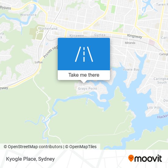 Mapa Kyogle Place