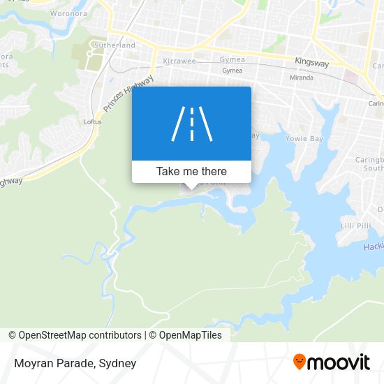 Moyran Parade map