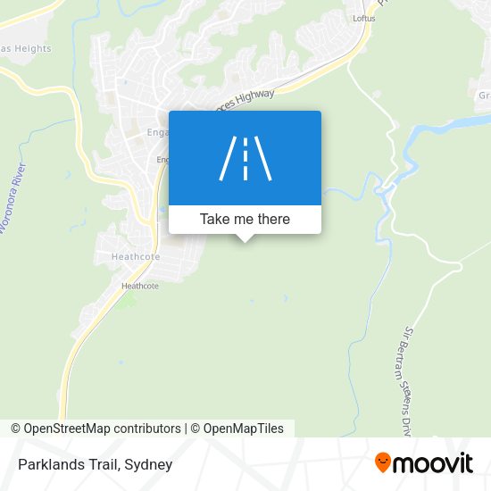 Parklands Trail map