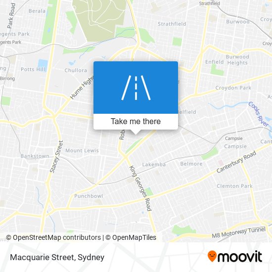 Mapa Macquarie Street