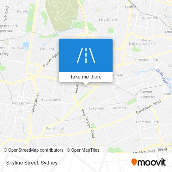 Skyline Street map