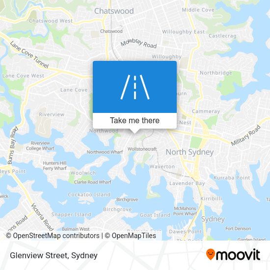 Glenview Street map