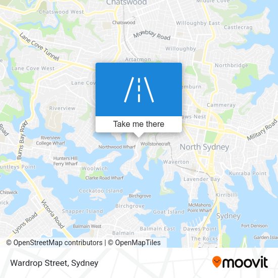 Wardrop Street map
