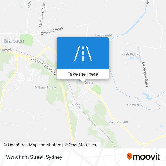 Wyndham Street map
