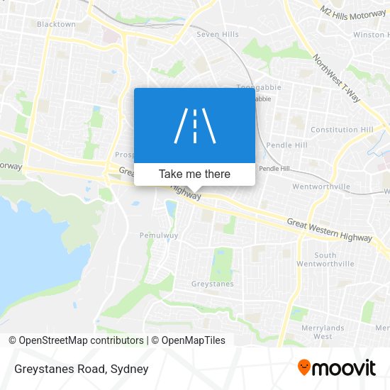 Greystanes Road map