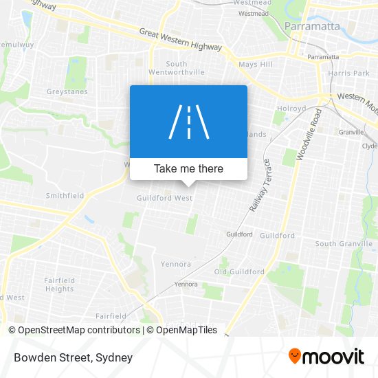 Bowden Street map