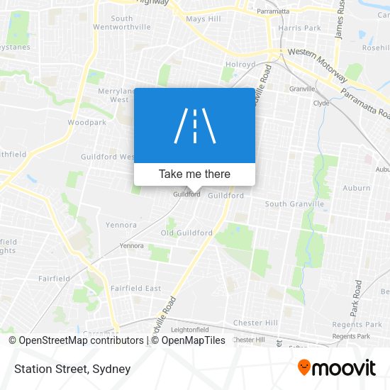 Station Street map