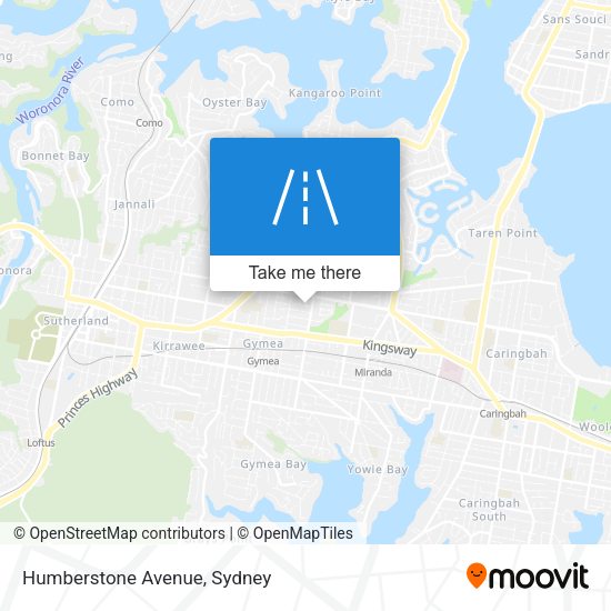 Humberstone Avenue map