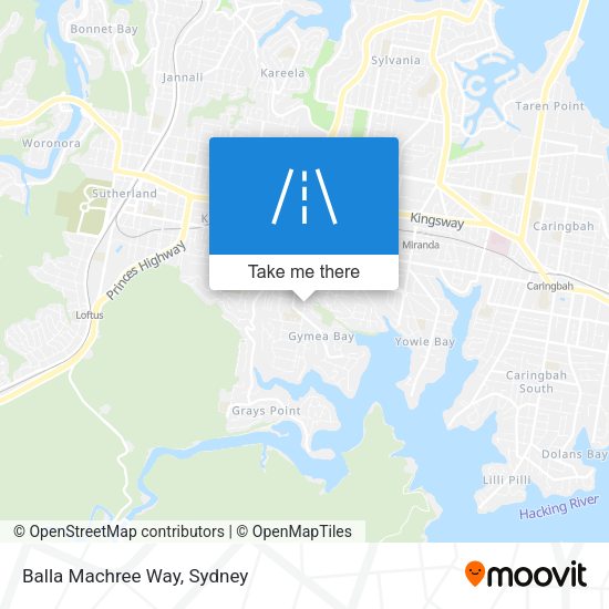 Balla Machree Way map