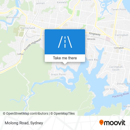 Molong Road map