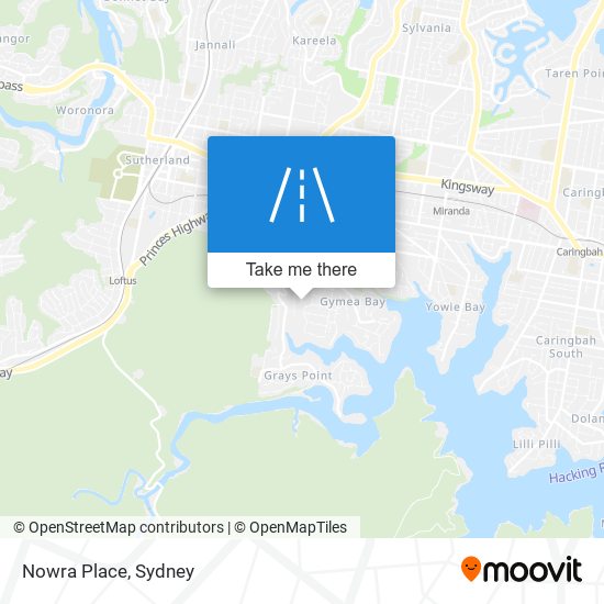 Nowra Place map