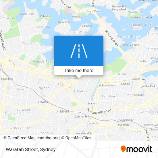 Waratah Street map