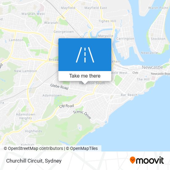 Mapa Churchill Circuit