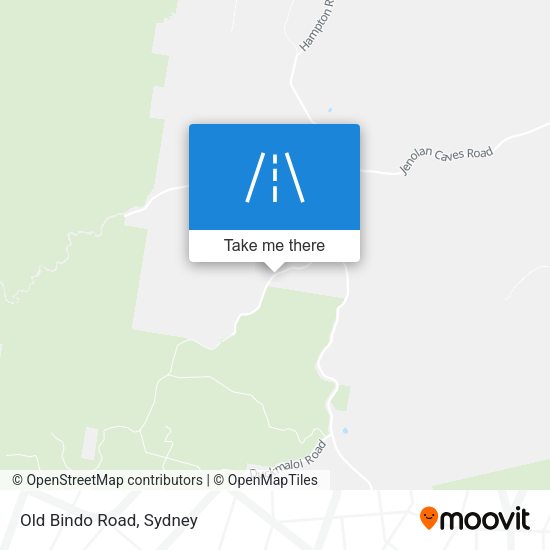 Old Bindo Road map