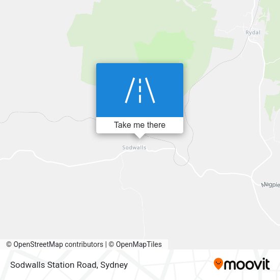 Sodwalls Station Road map