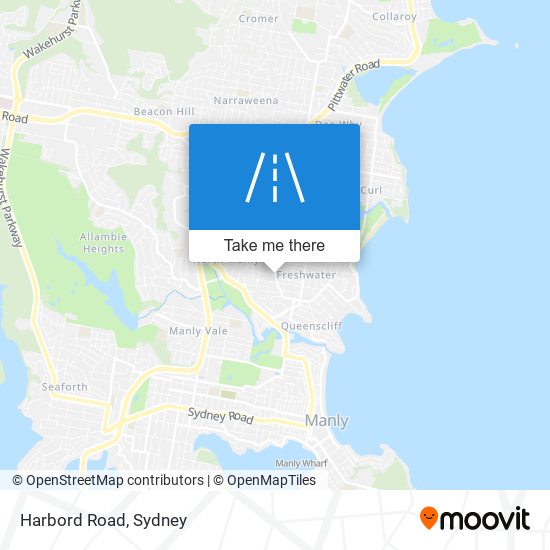 Mapa Harbord Road