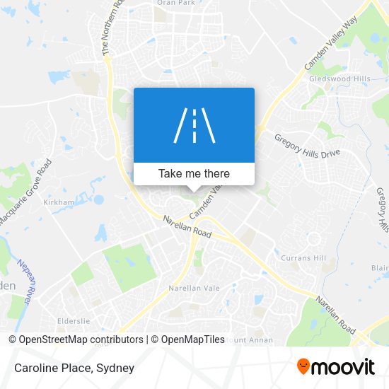 Caroline Place map