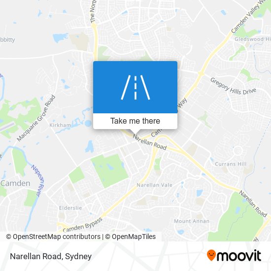 Mapa Narellan Road