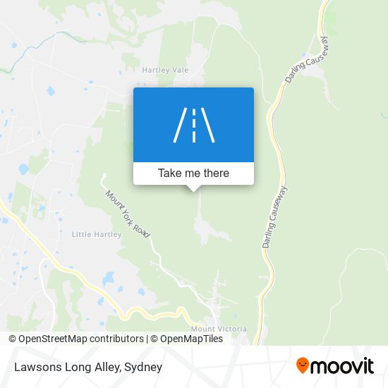 Lawsons Long Alley map