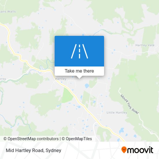 Mid Hartley Road map