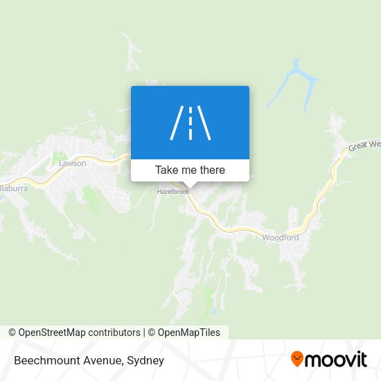 Beechmount Avenue map