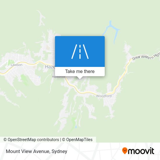 Mount View Avenue map