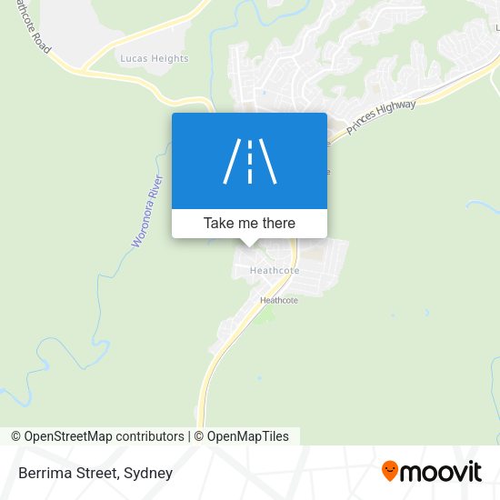 Berrima Street map