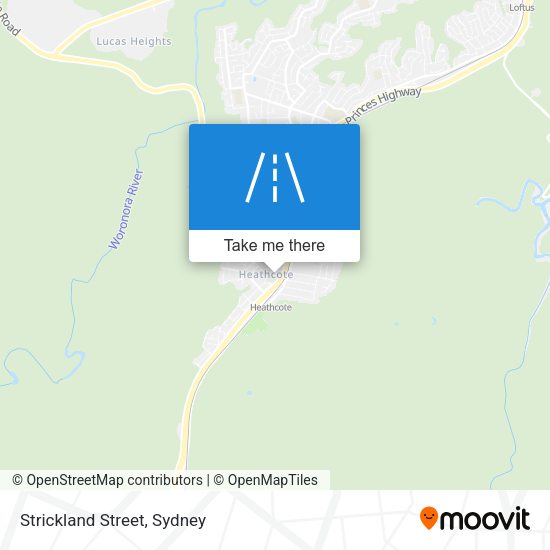 Strickland Street map