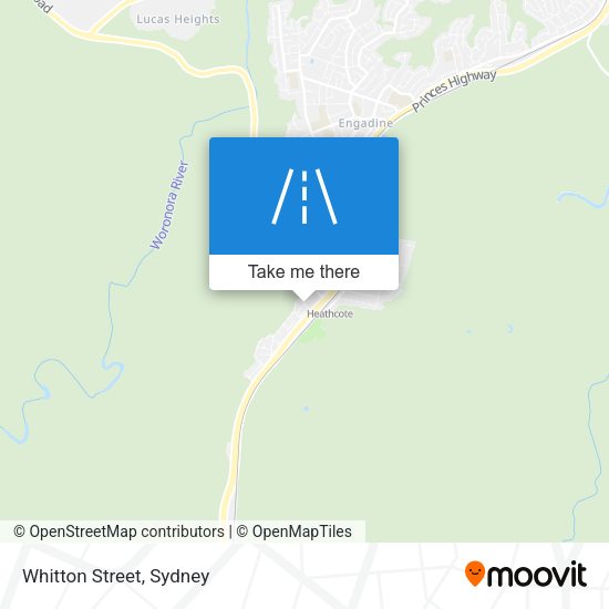 Whitton Street map