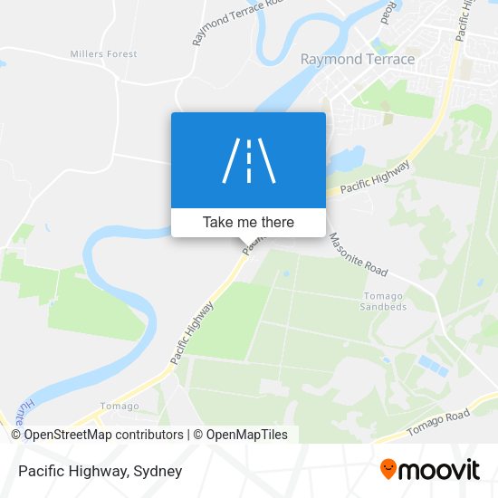 Pacific Highway map