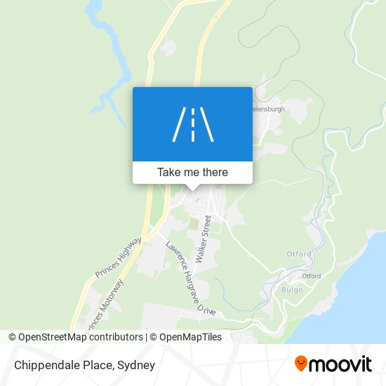 Mapa Chippendale Place