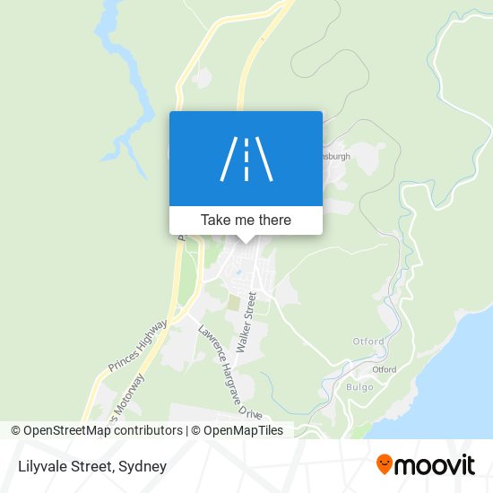 Mapa Lilyvale Street