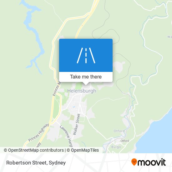 Robertson Street map