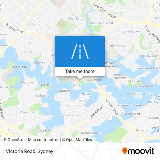 Victoria Road map