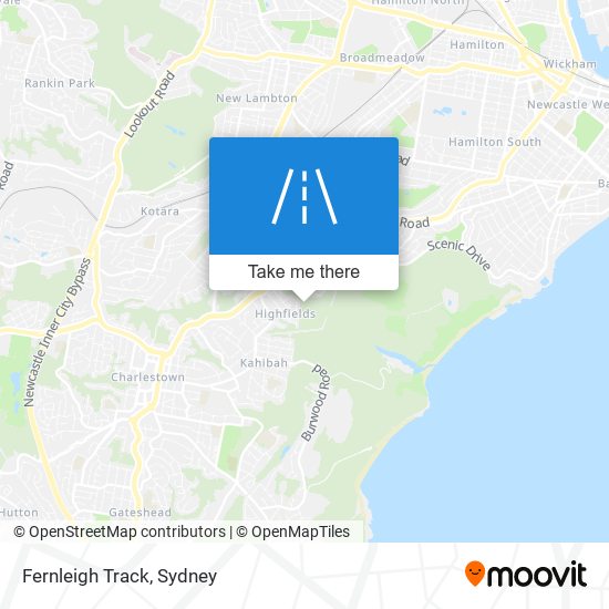 Fernleigh Track map