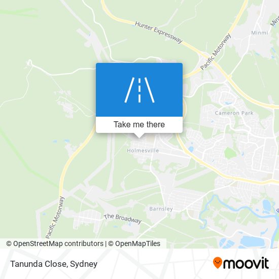 Tanunda Close map