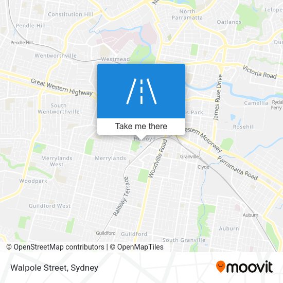 Walpole Street map