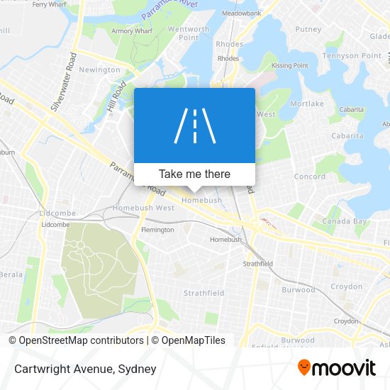 Cartwright Avenue map