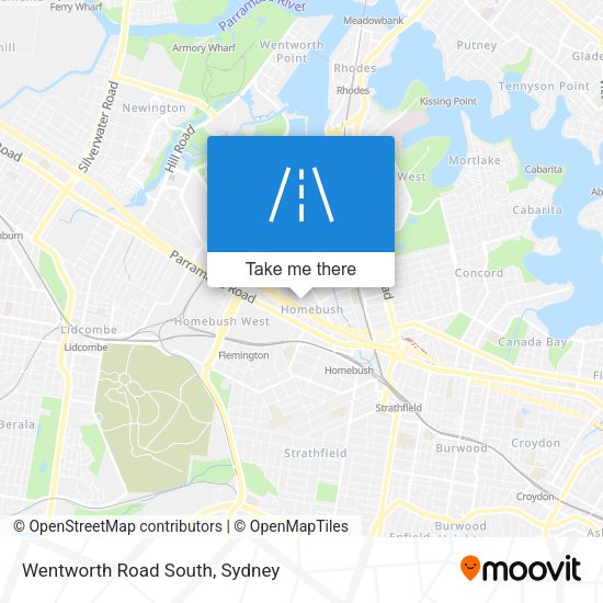 Wentworth Road South map