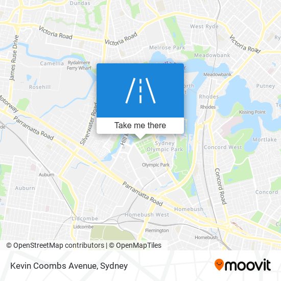 How to get to Kevin Coombs Avenue, Sydney Olympic Park by bus, train or ...