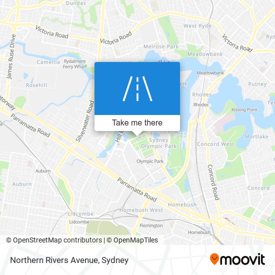 Northern Rivers Avenue map