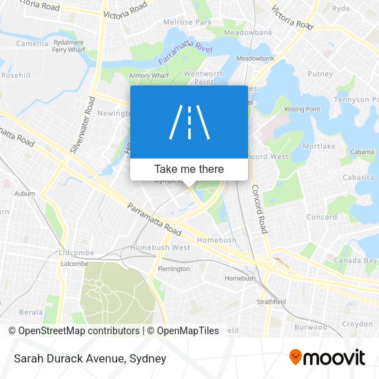 Sarah Durack Avenue map